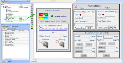 PLCopen Template - Control Panel